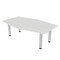 Skutchi Designs 45.25 in W, 71.5 in L, 29 in H, Engineered Wood Top, White HAR-HEXIR-4672-PT-WC - alternate 1